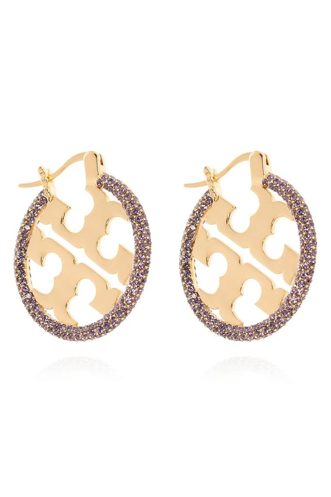 Tory Burch Tory Burch Miller Logo Plaque Earrings 1