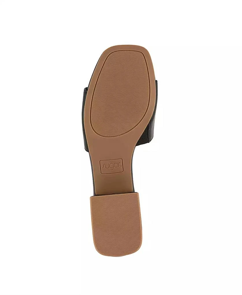Sugar Women's Uniform 3 Slip-On Block Heel Sandals 5