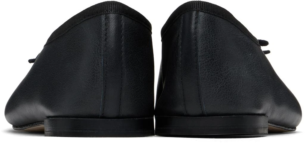 MARINE SERRE Black Repetto Edition Lilouh Soft Nappa Ballerina Flats 2