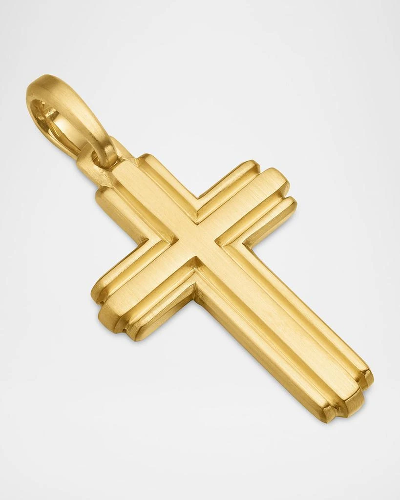 David Yurman Men
s Deco Cross Pendant in 18K Gold, 34mm 3