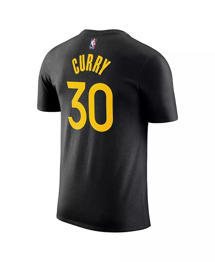 Jordan Men's Stephen Curry Black Golden State Warriors Statement Edition Name Number T-Shirt