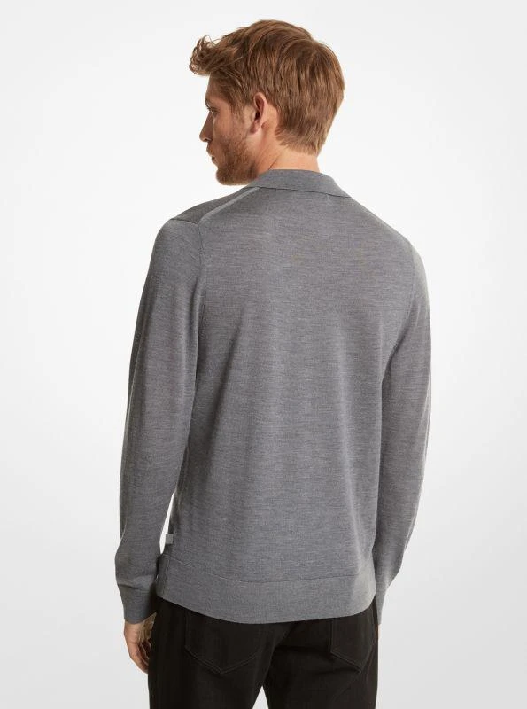 Michael Kors Merino Wool Polo Sweater 2