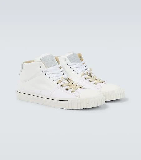 MAISON MARGIELA New Evolution leather high-top sneakers 5
