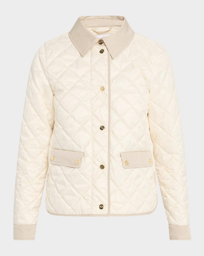 Marella Lipari Two-Tone Quilted Jacket