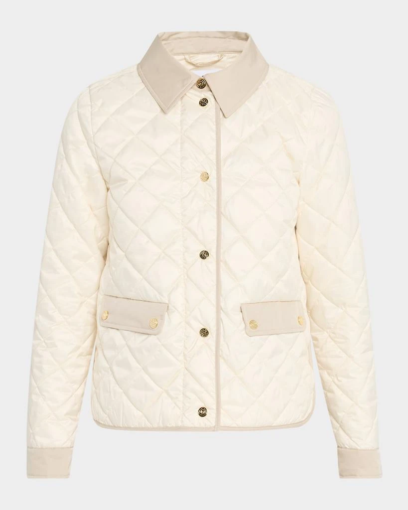 Marella Lipari Two-Tone Quilted Jacket 1