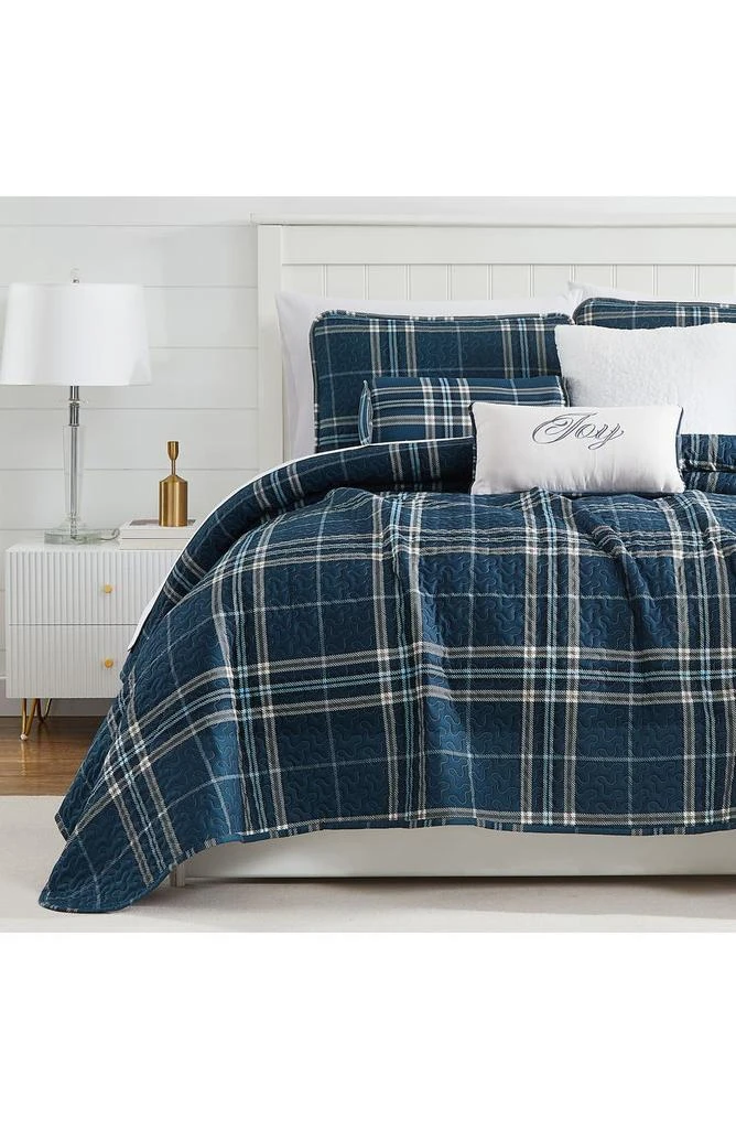 SOUTHSHORE FINE LINENS Vilano Plaid Quilt Bedding Set