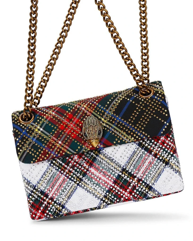 KURT GEIGER LONDON Mini Kensington Embellished Plaid Crossbody Bag 4