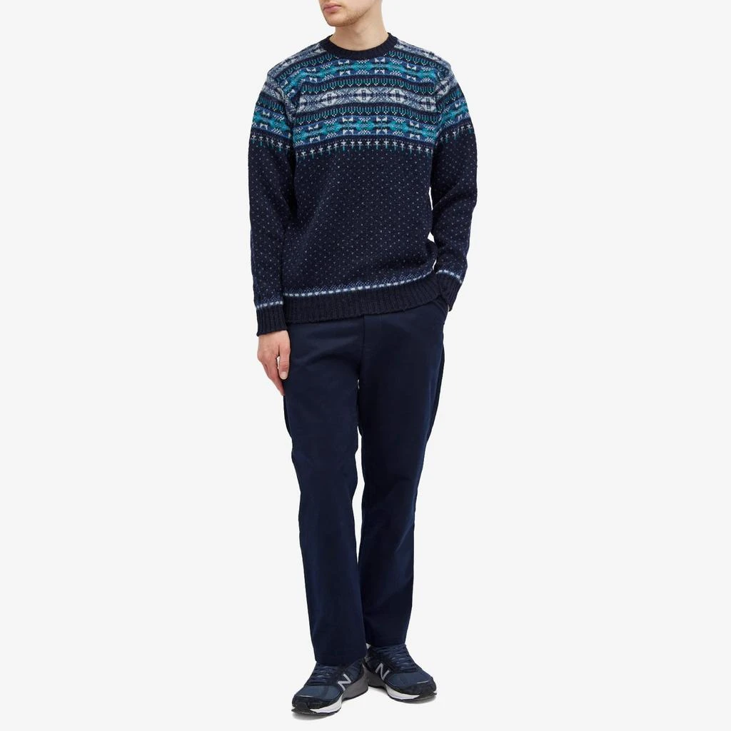 Jamiesons of Shetland Jamieson's of Shetland Nordic Fair Isle Crew Knit 4