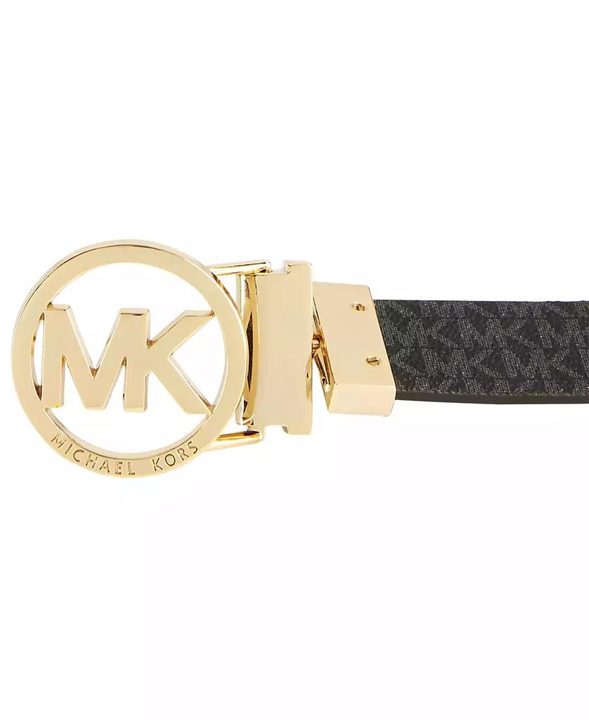 Michael Kors Reversible Logo with Logo Buckle Belt