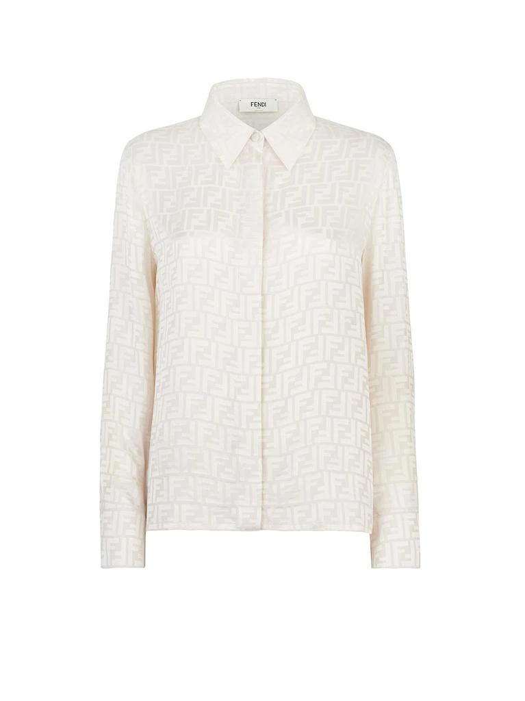 Fendi Fendi FF Motif Long-Sleeved Shirt 1