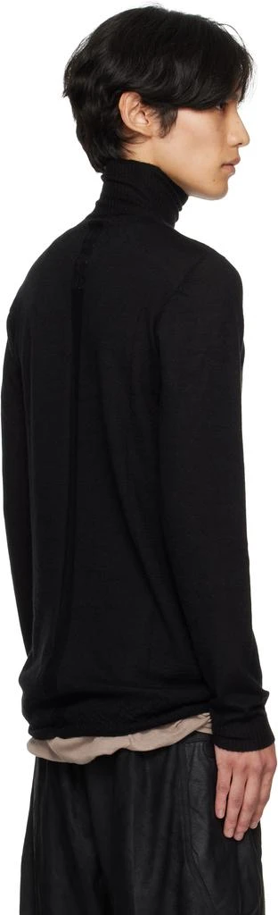 Rick Owens Black Concordians Level Turtle Sweater 3