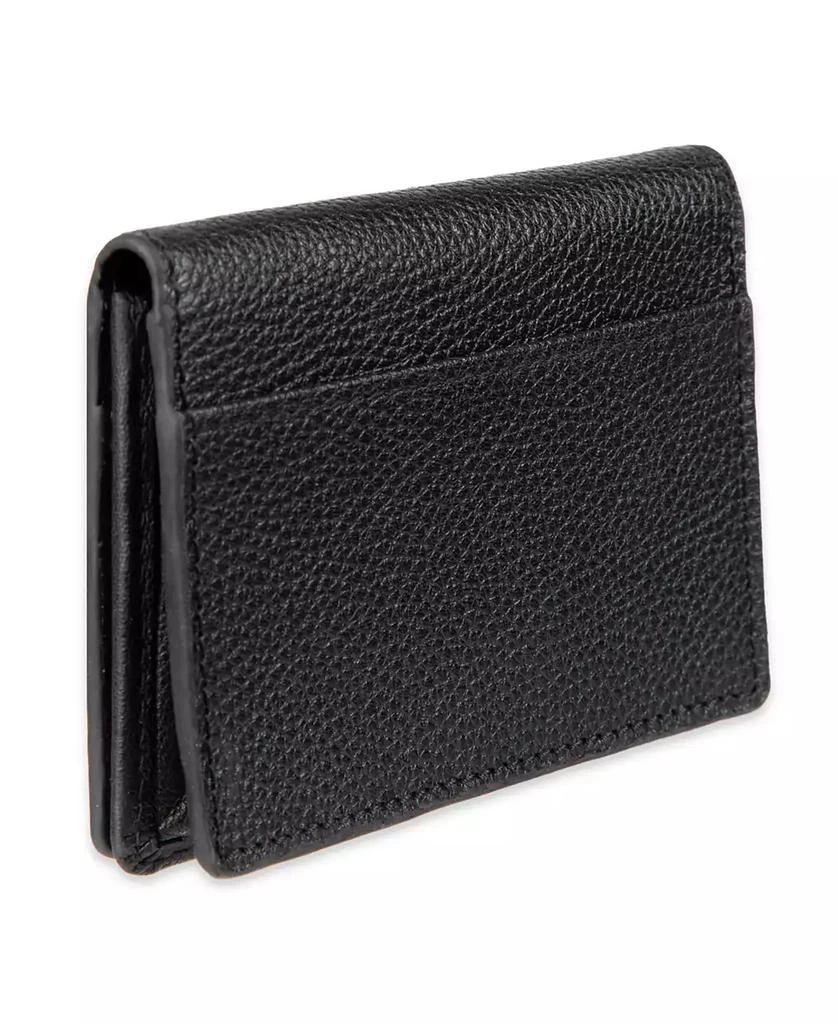 GUESS Men
s RFID Tonal Gusset Card Case Wallet 4