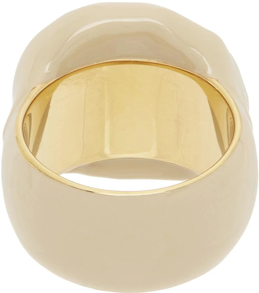 Bottega Veneta Off-White Seal Ring 4