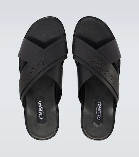 Tom Ford Preston T leather sandals 4