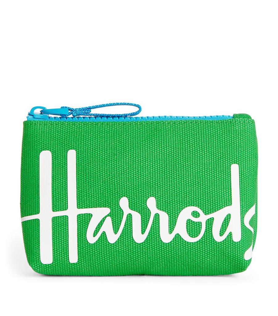 Harrods Cotton Logo Coin Purse