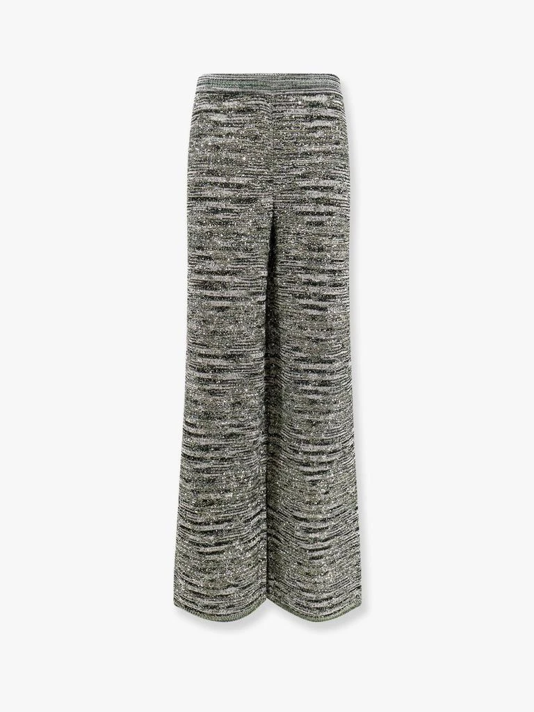 Missoni Multicolor viscose blend trousers with sequins 1