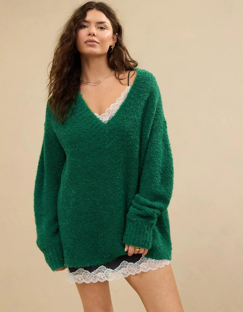 Aerie Aerie Teddy Boucle Sweater 2