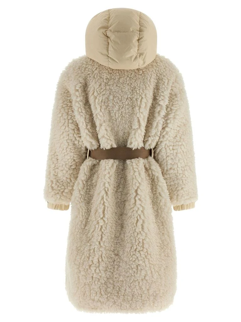 Moncler Moncler Grenoble Blavet Teddy Hooded Long Down Jacket 2