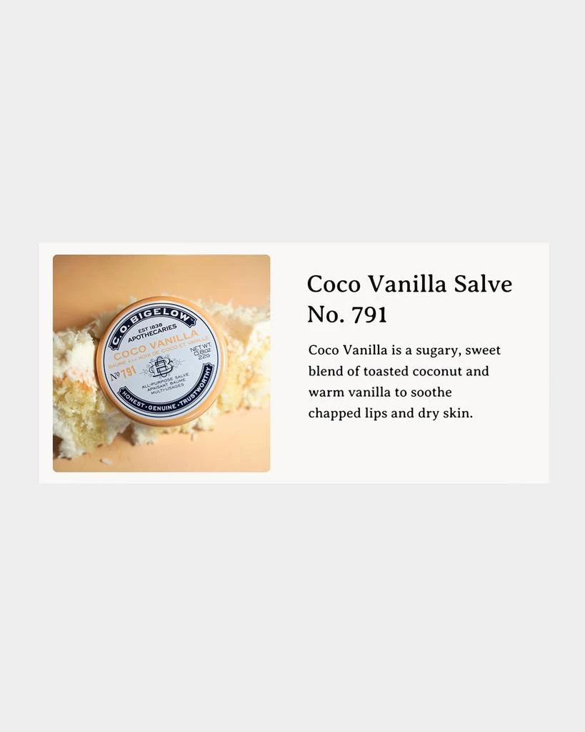 C.O. Bigelow Lip Salve Tin Trio Set 7