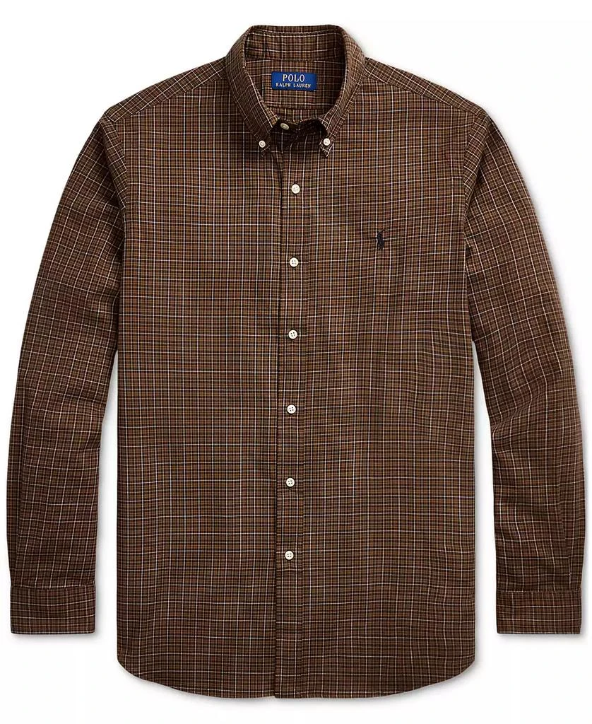 Ralph Lauren Men's Classic-Fit Plaid Twill Shirt 5