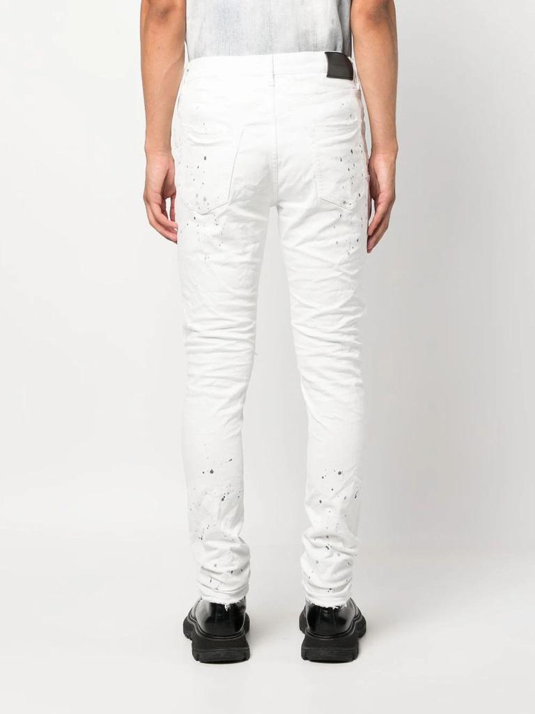 Purple Brand White Cotton Denim Jeans