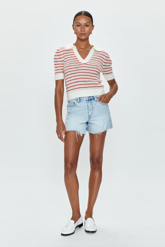 Pistola Denim Kennedy Mid Rise Short - Saint Vincent