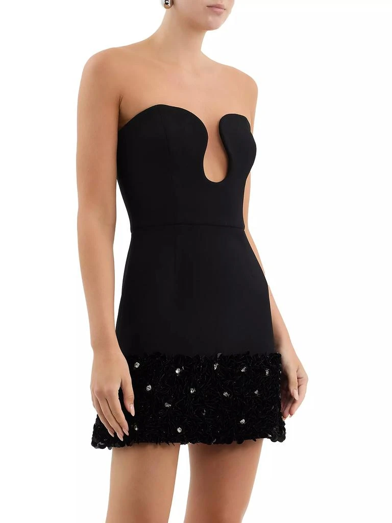 Rebecca Vallance Elaine Keyhole Sequin Minidress 4