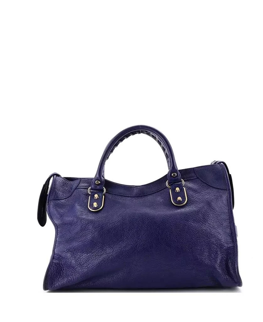 Pre-Owned Balenciaga Medium City Classic Metallic Edge Bag Leather 5