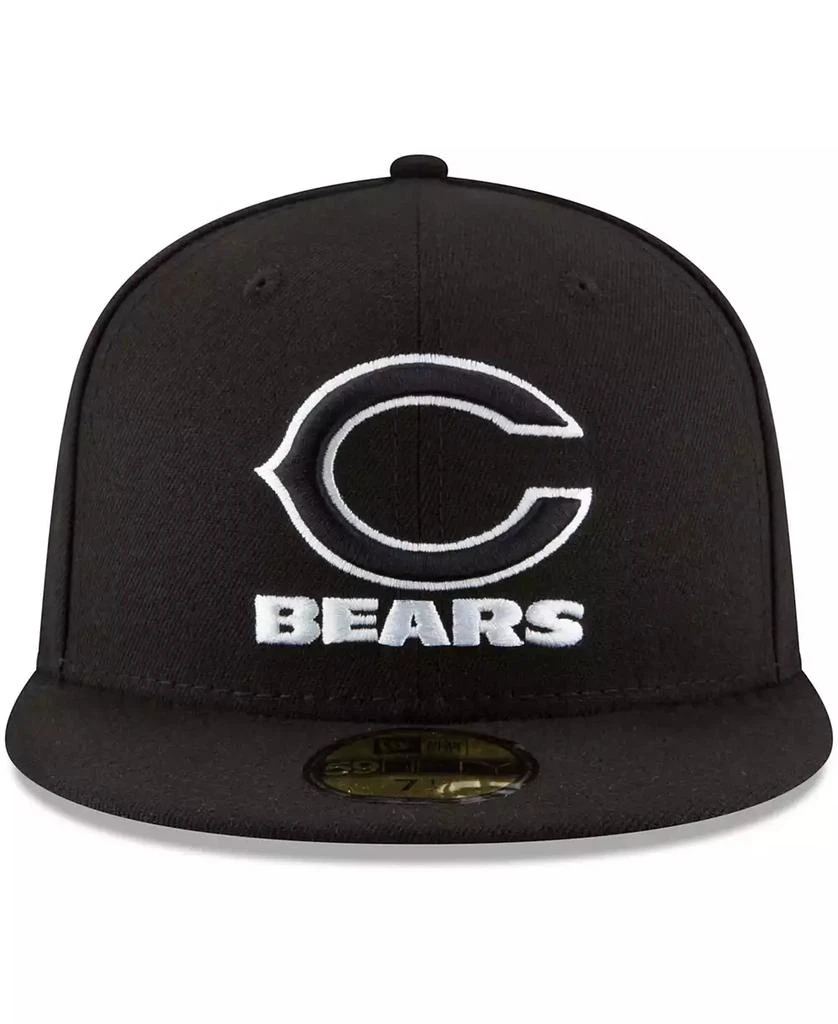 New Era Men's Black Chicago Bears B-Dub 59FIFTY Fitted Hat 4