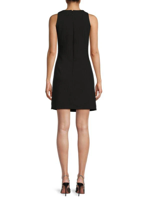 Lea & Viola Simulated Pearl Embellished Mini Dress 2
