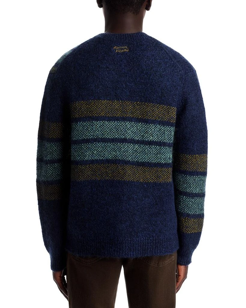 Maison Kitsuné Check Intarsia Knit Cardigan 4