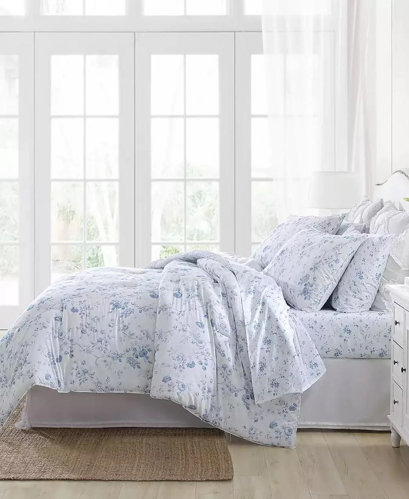 Laura Ashley Belinda Cotton Reversible 2 Piece Comforter Set 2