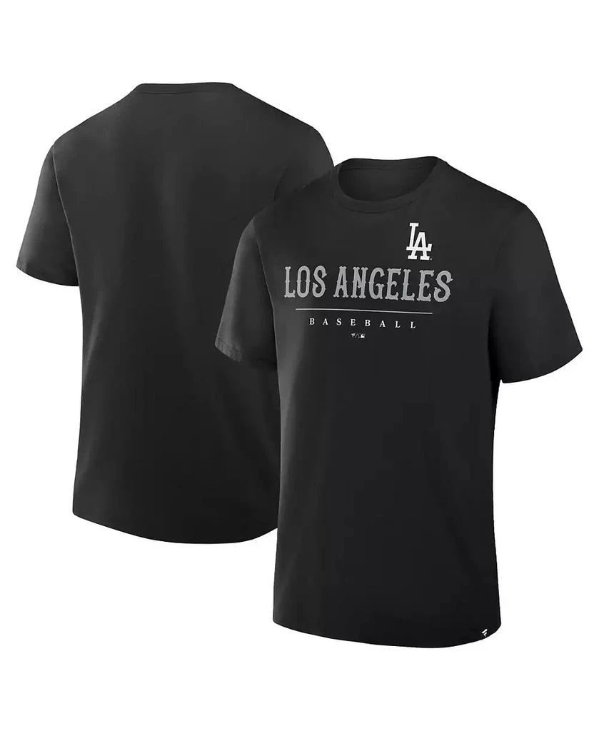 Fanatics Men's Black Los Angeles Dodgers Color Pop Legacy Clubhouse T-Shirt 1