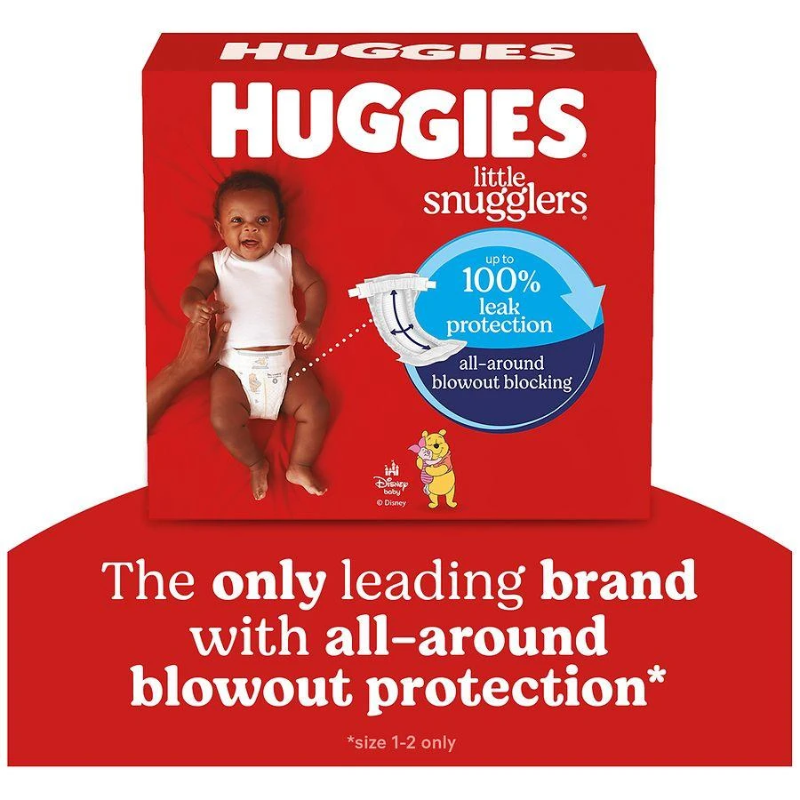 Huggies Baby Diapers Unscented, Size 2 (12-18 lbs) 9