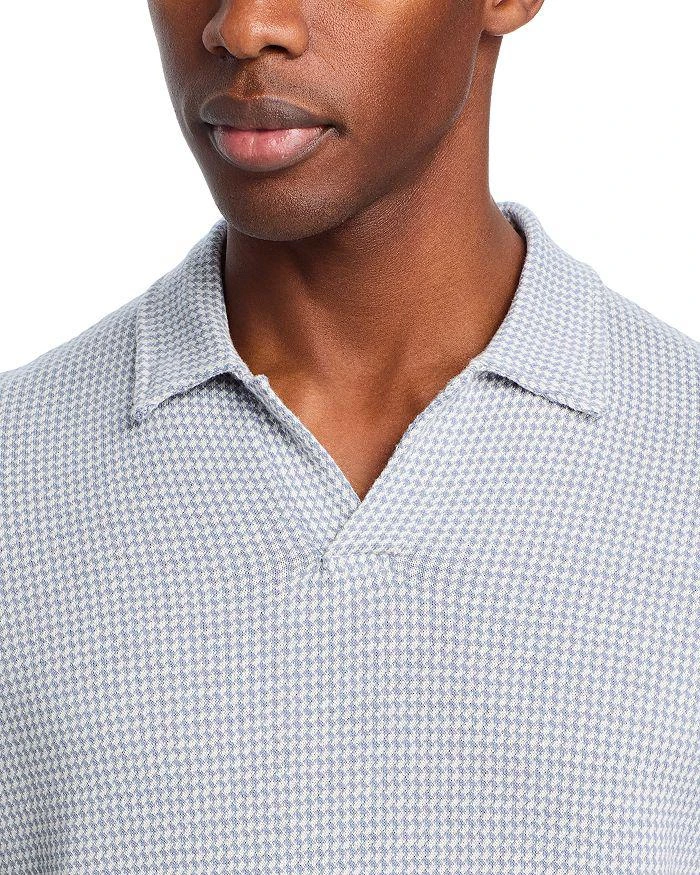 The Men's Store at Bloomingdale's Houndstooth Cotton Knit Polo Shirt - Exclusive 5