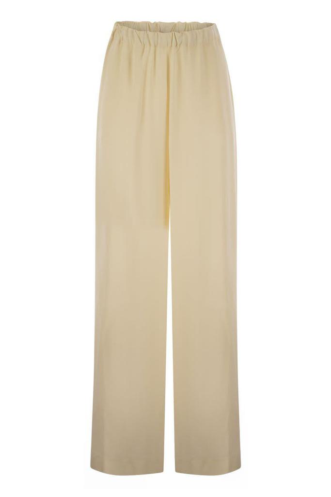 パンツ FABIANA FILIPPI Ever satin trousers with diamond thread Fabiana Filippi Fabiana Filippi Ever Satin Trousers With