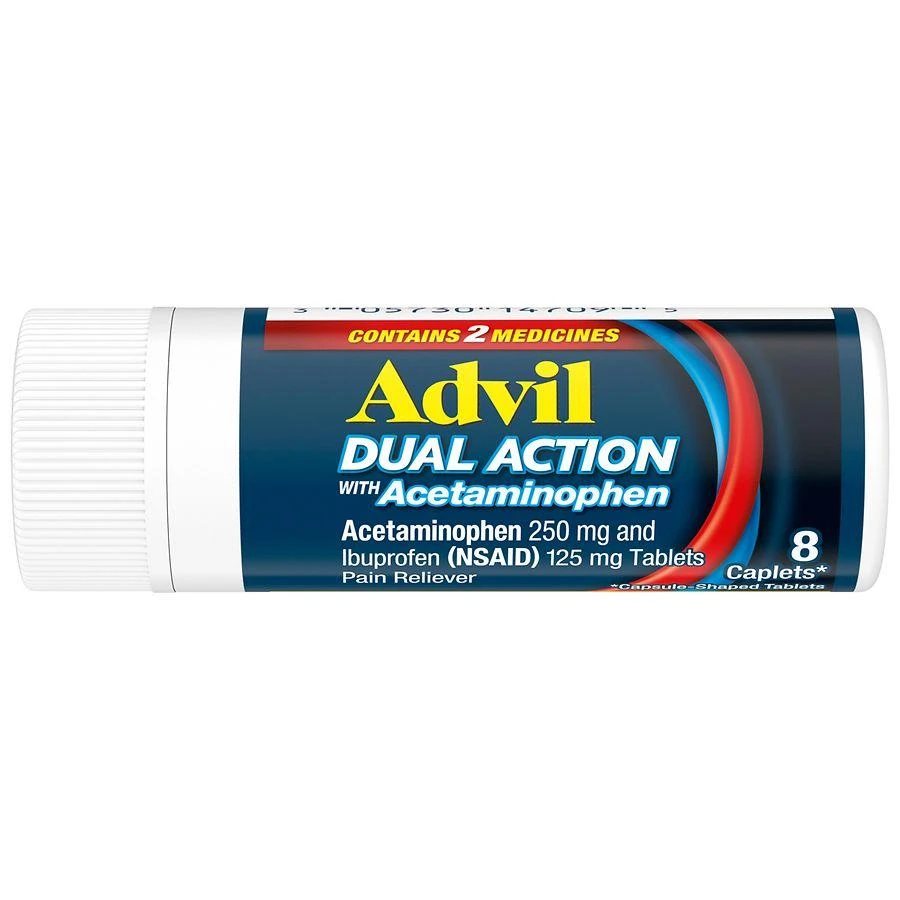 Advil Dual Action Coated Caplets with Acetaminophen
