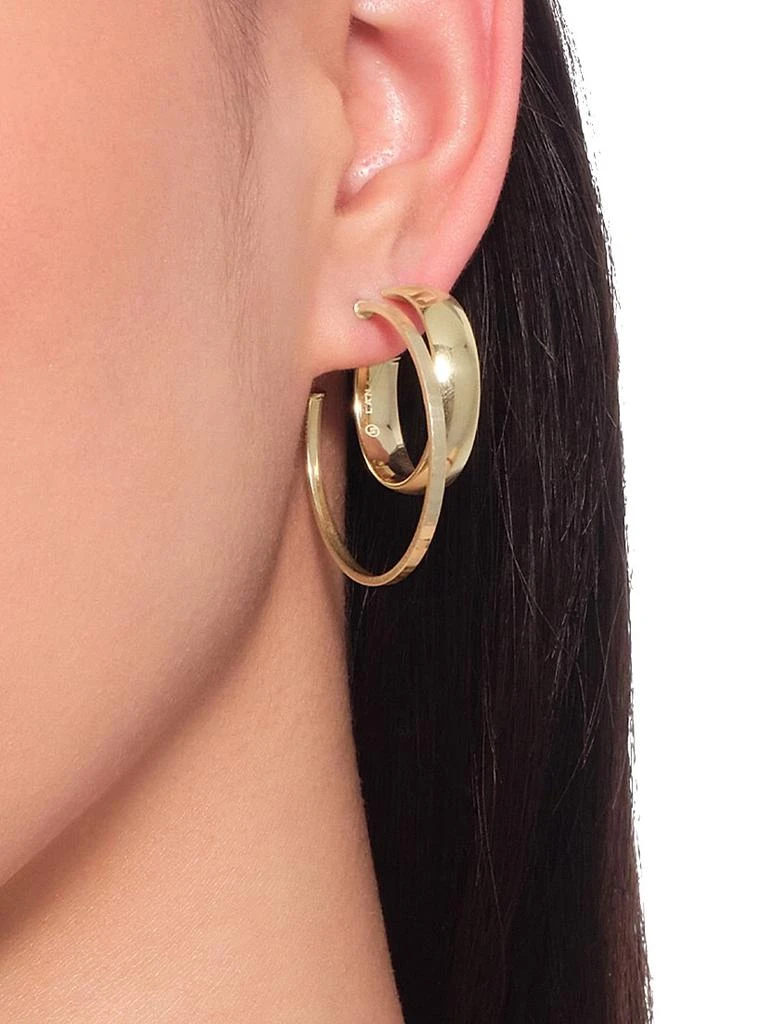 LANA Flash 14K Yellow Gold Hoop Earrings 2
