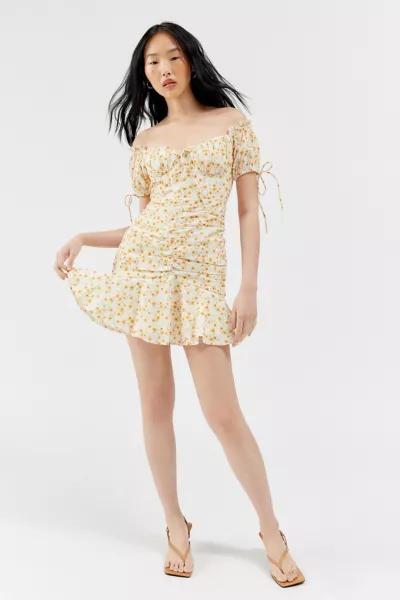 Kiss The Sky Kiss The Sky Cottage Floral Mini Dress