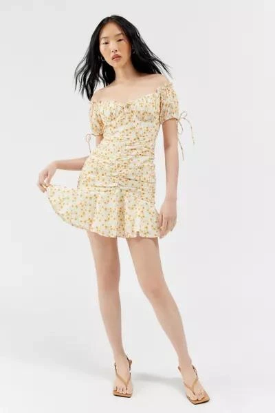 Kiss The Sky Kiss The Sky Cottage Floral Mini Dress 1