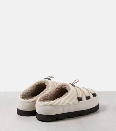 Brunello Cucinelli Chunky shearling-lined slippers 2