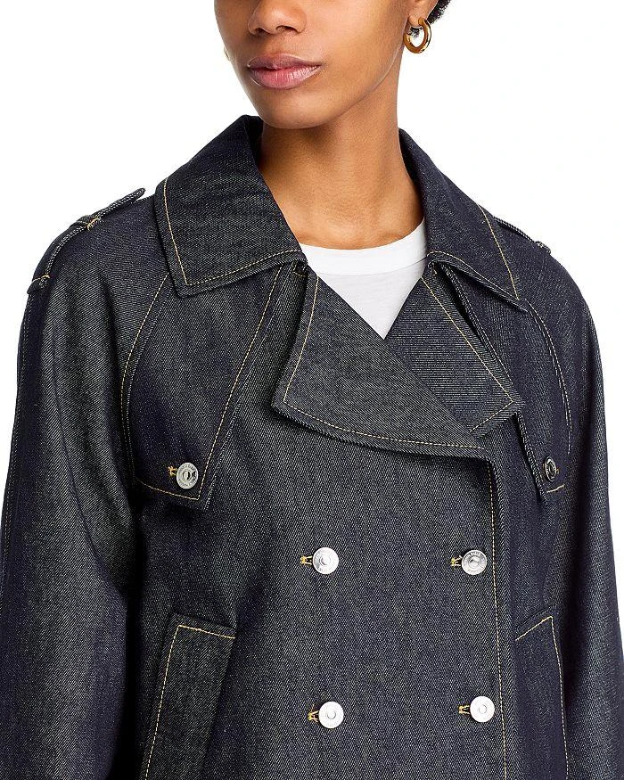 Steve Madden Sirus Double Breasted Denim Jacket 5