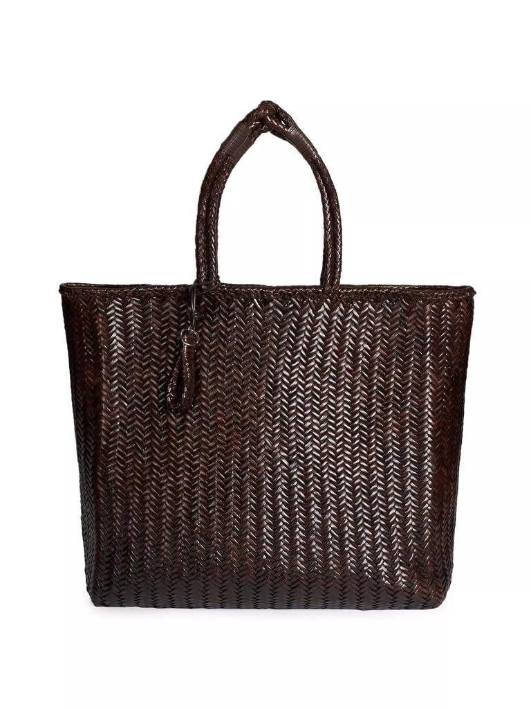 Lemaire Chevron Leather Tote Bag 1
