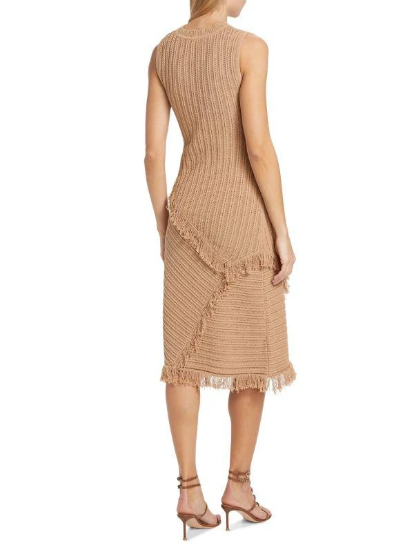 lined knit dress Baltic Born Womens Winslet Knit Dress | Black + Cream main image 0
