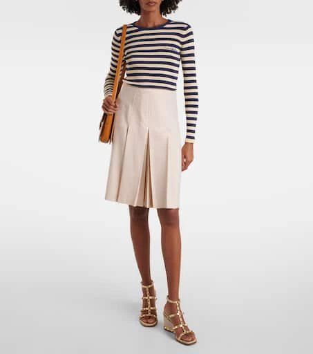 Valentino Rockstud 80 leather espadrille wedges 3