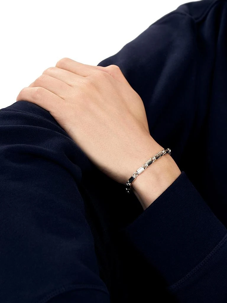 Le Gramme 25G Polished Sterling Silver Segment Bracelet 2