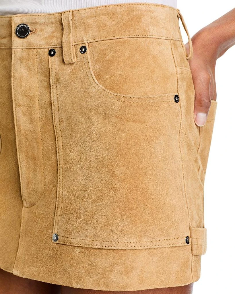 Blank NYC Suede Carpenter Mini Skirt 5