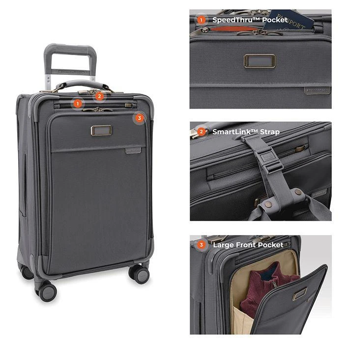 Briggs & Riley Baseline Essential Carry On Spinner Suitcase 14