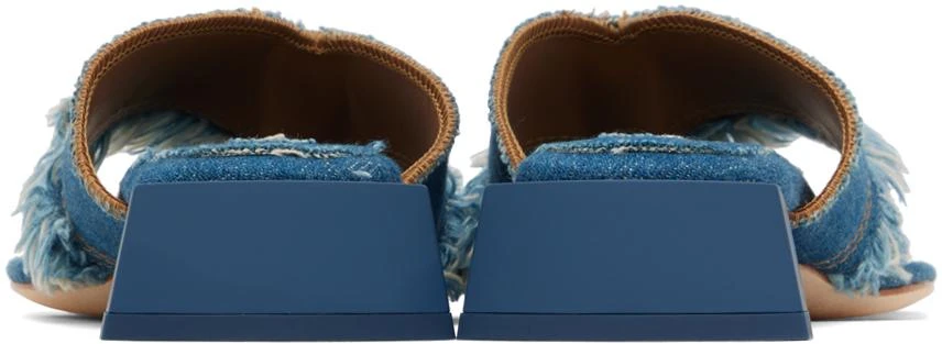 MIISTA Blue Pythia Denim Heeled Sandals 2