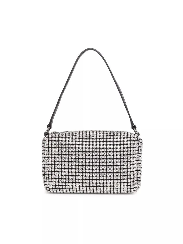 Alexander Wang Medium Heiress Rhinestone Mesh Pouch 1